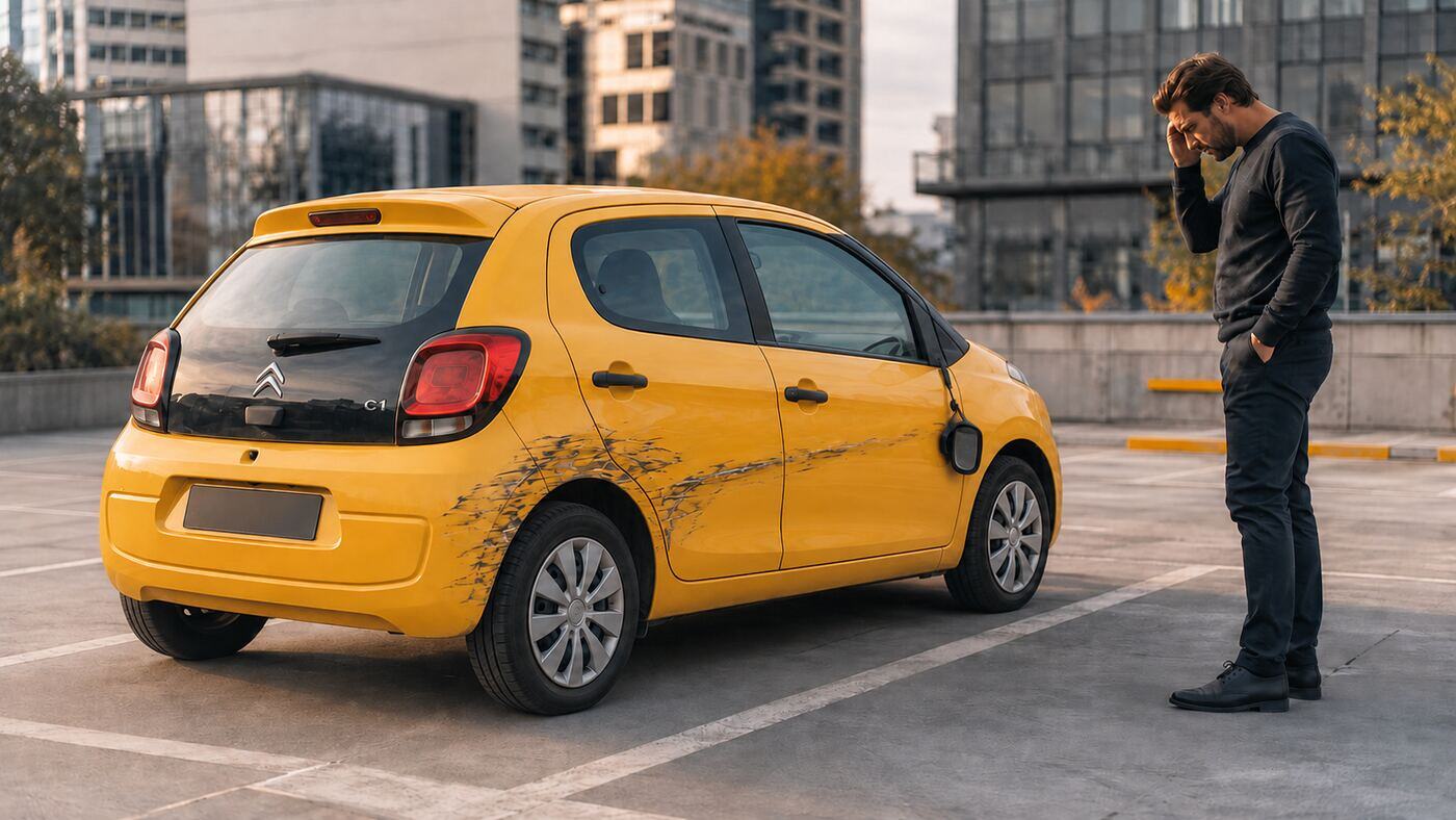 You Returned to Your Rental Car and Found a Scratch: What Now?